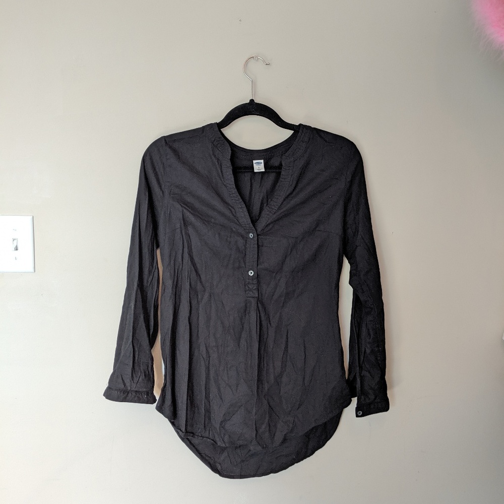 Old Navy Lightweight Half Button Down